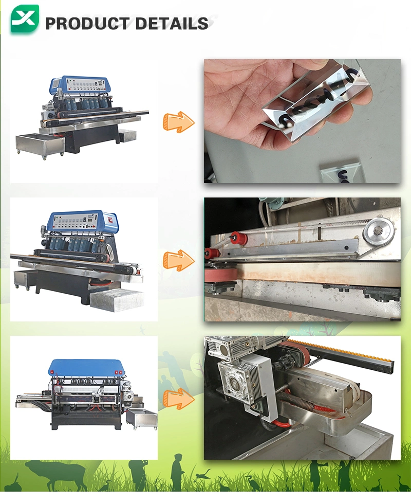 Zxm-C251 Glass Beveling Machine with Grinding Beveling and Polishing Function