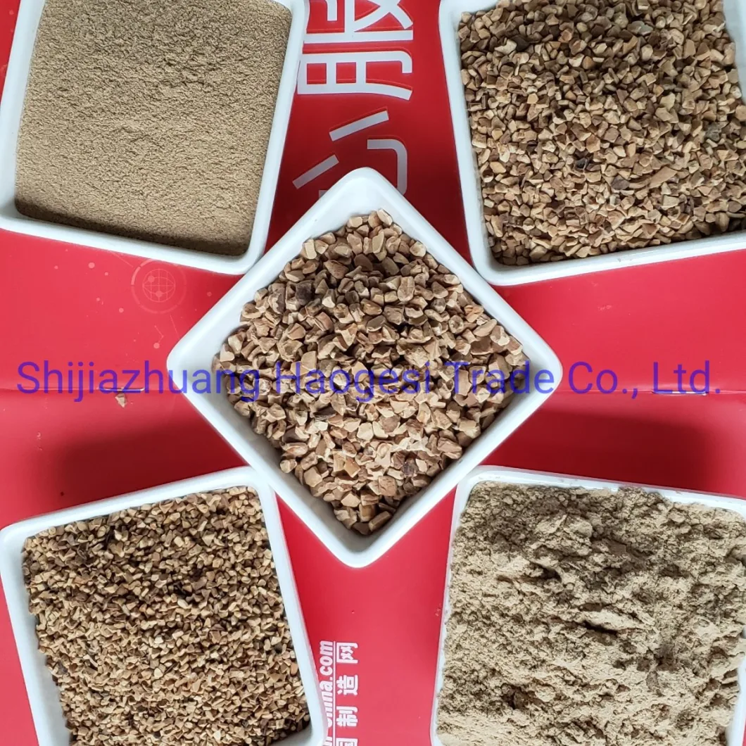Polishing Abrasive Material Filter Media for Water Treatment Sandblasting Used Walnut Shell