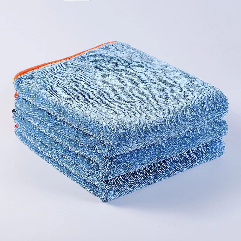 Premium Scratch-Free Lint-Free Microfiber Twist Towel Detailer Grade Express Drying Cleaning Cloth Polishing Car Wash Towel