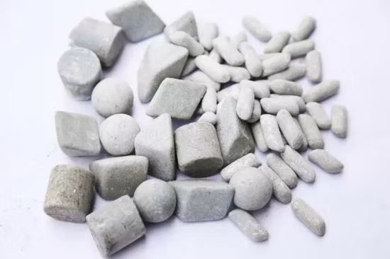 Plastic Deburring Polishing Media for Gems Stones Deburring Grinding and Cutting