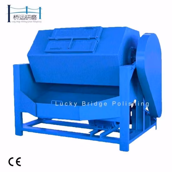 300L Industrial Tumbling Barrel Finishing Machine Abrasive Drum Polishing Machines