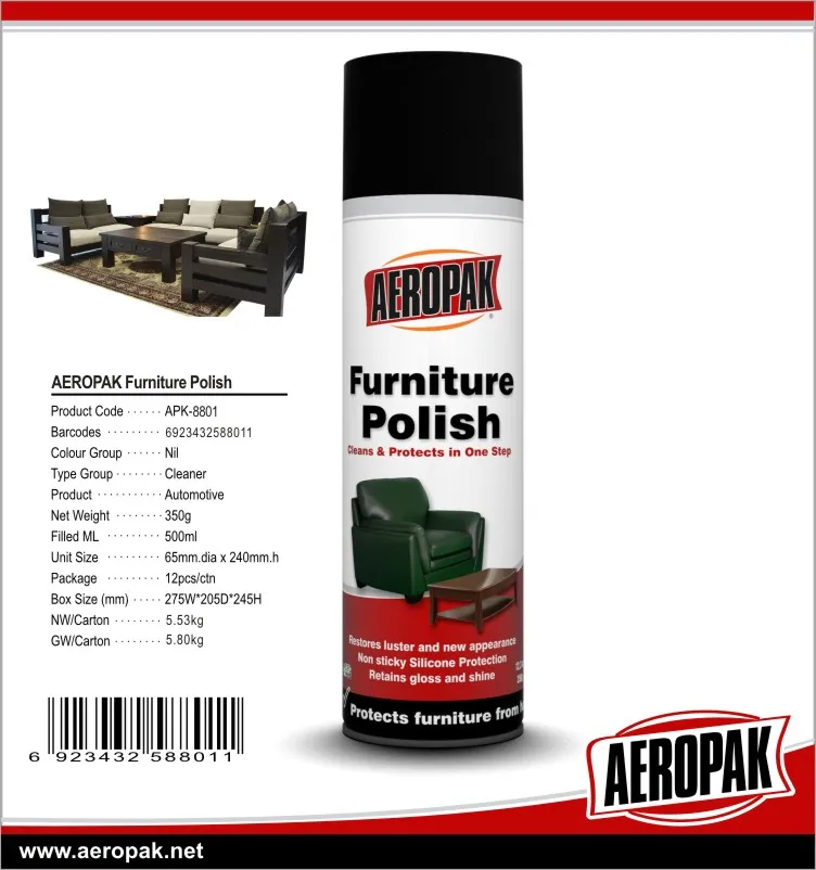Long-Lasting Furniture Polish Spray for Furniture Polishing and Protecting
