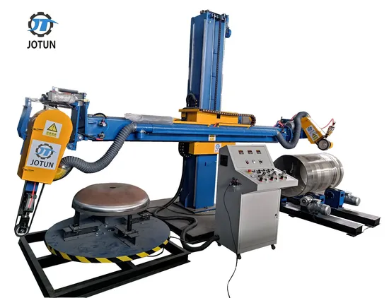 Metal Tank and Dish Head Polishing Machine