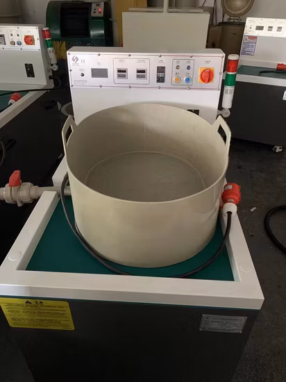 Vibratory Polishing Machine Small Volume Mass Finishing Jewelry Vibratory Polishing Machine Magnetic Polishing Machine